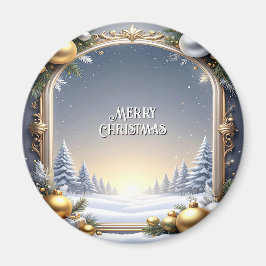Christmas Frame Holiday Magnet マグネット