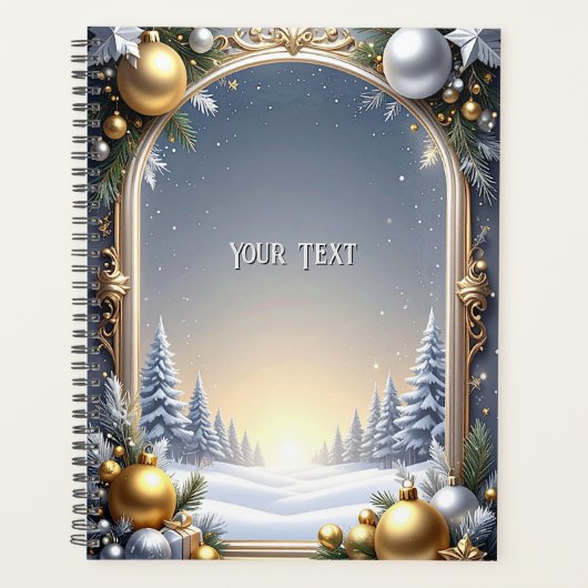 Christmas Frame Holiday Planner プランナー手帳 (正面)