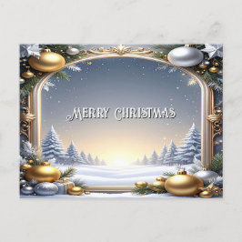 Christmas Frame Holiday Postcard ポストカード