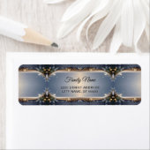 Christmas Frame Return Address Label ラベル (インサイチュ)