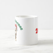 Christmas French Bulldog Mug: Merry Woofmas コーヒーマグカップ (中央)