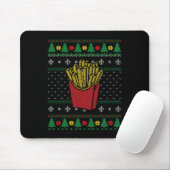 Christmas French Fries Ugly Sweater  マウスパッド (マウス)