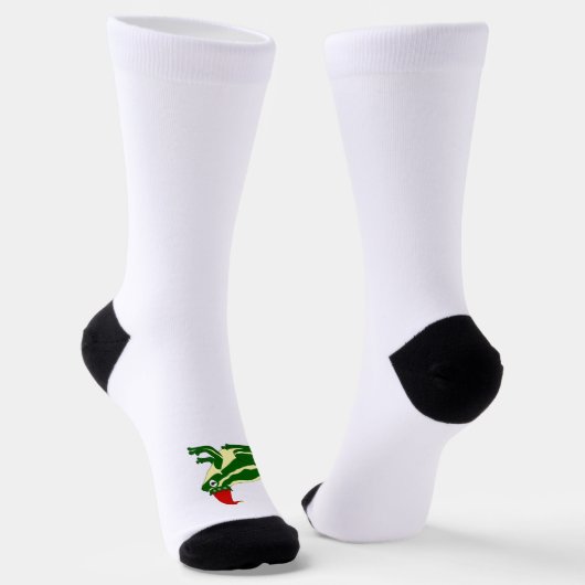 Christmas Frog Crew Socks ソックス (傾斜あり)