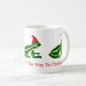 Christmas Frogs Mug コーヒーマグカップ (正面右)