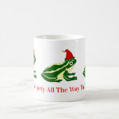 Christmas Frogs Mug コーヒーマグカップ (中央)