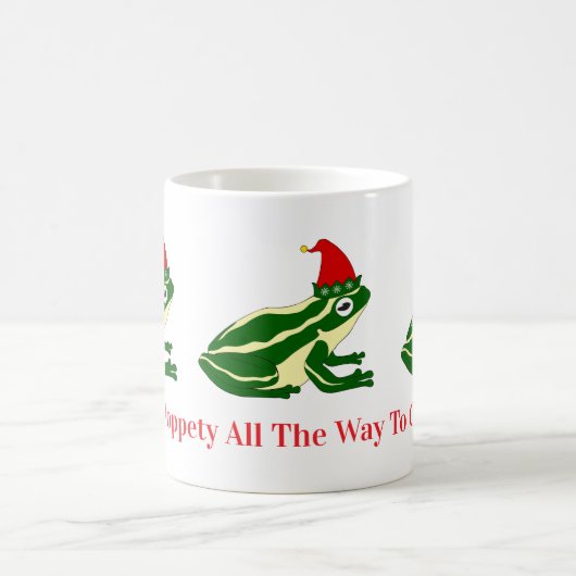 Christmas Frogs Mug コーヒーマグカップ (中央)