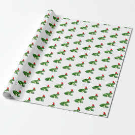 Christmas Frogs Wrapping Paper ラッピングペーパー