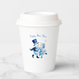 Christmas Frost Romance - Snowy Magic Vintage 紙コップ