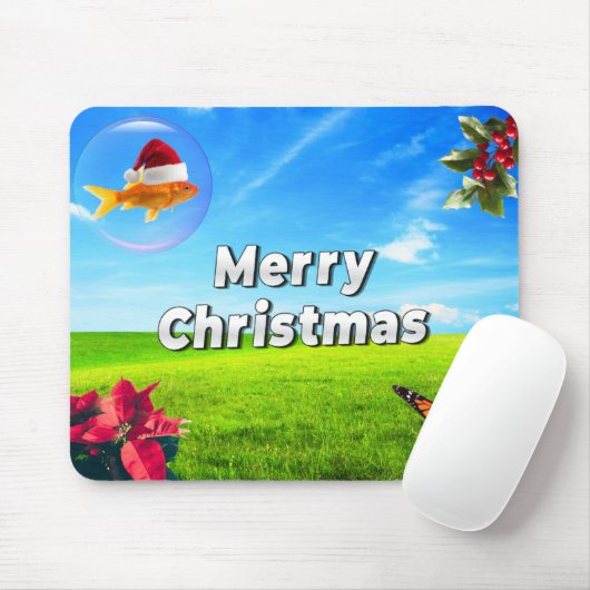 Christmas Frutiger Aero Mouse Pad マウスパッド (マウス)