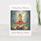 Christmas full of Whimsy and Wonder | Holiday Poem カード (正面)