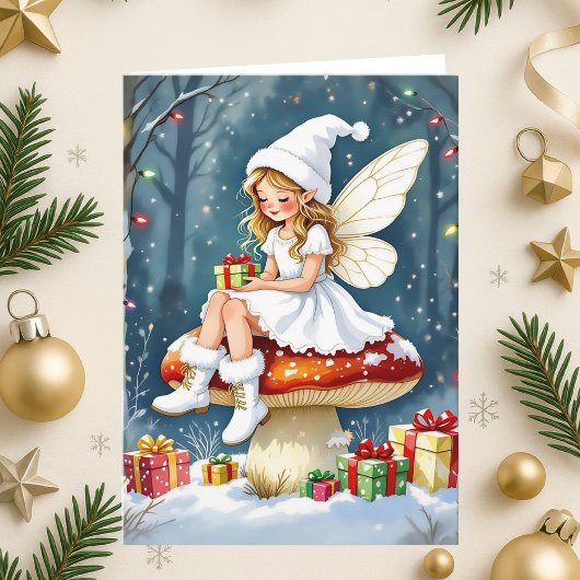 Christmas full of Whimsy and Wonder | Holiday Poem カード
