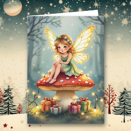 Christmas full of Whimsy and Wonder | Holiday Poem カード