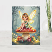 Christmas full of Whimsy and Wonder | Holiday Poem カード (正面)