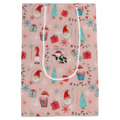 Christmas Fun ミディアムペーパーバッグ (裏面)