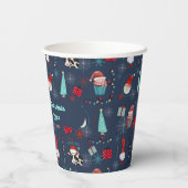 Christmas Fun Custom Name and Date 紙コップ (裏面)