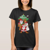 Christmas Fun Santa Deer Elf Ginger Tシャツ (正面)