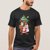 Christmas Fun Santa Deer Elf Ginger Tシャツ (正面)
