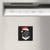 Christmas Funny Checklist, Nice Naughty I Swear I  マグネット (インサイチュ (食洗機))