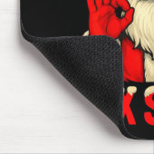 Christmas Funny Six Seven 6 7 Meme Santa Men Boys  マウスパッド (コーナー)