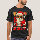 Christmas Funny Six Seven 6 7 Meme Santa Men Boys  Tシャツ (正面)