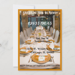 Christmas Gala Invitation 招待状