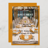 Christmas Gala Invitation 招待状 (正面/裏面)