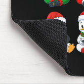 Christmas Gamer Boys Video Games Santa Elf Reindee マウスパッド (コーナー)