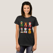 Christmas Gamer Boys Video Games Santa Elf Reindee Tシャツ (正面フル)