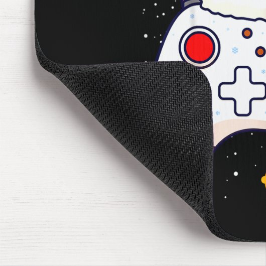 Christmas Gamer Video Game Controller Gamepad  マウスパッド (コーナー)