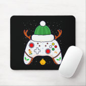 Christmas Gamer Video Game Controller Gamepad  マウスパッド (マウス)