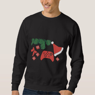 Christmas Gaming Controller Sweatshirt - Gamer Hol スウェットシャツ
