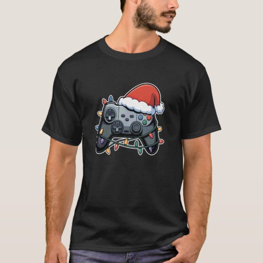 Christmas Gaming Festive Holiday Xmas Tシャツ (正面)