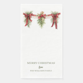 Christmas Garland Paper Guest Towels
