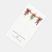 Christmas Garland Paper Guest Towels (コーナー)