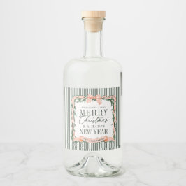 Christmas Garland Ribbon Frame リキュールボトルラベル