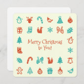 Christmas gathering card (正面/裏面)