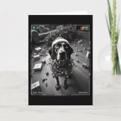 Christmas German Shorthaired Pointer Caught On Cam カード (正面)