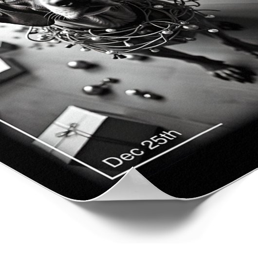 Christmas German Shorthaired Pointer Caught On Cam ポスター (角)