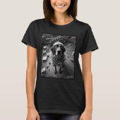 Christmas German Shorthaired Pointer Caught On Cam Tシャツ (正面)