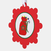 christmas gift bag オーナメントカード (左)