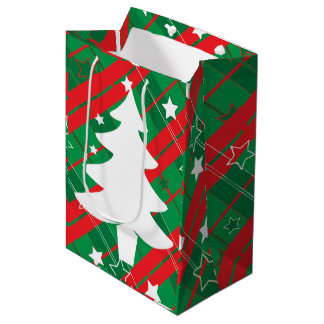 Christmas+gift+bag ミディアムペーパーバッグ
