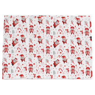 Christmas gift bag ラージペーパーバッグ