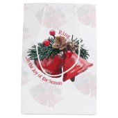 Christmas Gift Bag – Ring in the Joy of the Season ミディアムペーパーバッグ (裏面)