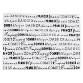 Christmas Gift Bag | Santa's Reindeer ラージペーパーバッグ (裏面)