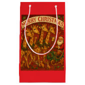 Christmas Gift Bags スモールペーパーバッグ (正面)