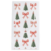 Christmas Gift Bags スモールペーパーバッグ (正面)