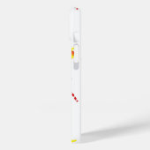 Christmas Gift – Cute Holiday Pattern with Snowman Case-Mate iPhoneケース (裏面 / 左)