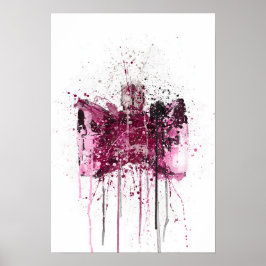 Christmas Gift Fragrance Bottle 'Bow' ポスター