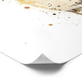 Christmas Gift Fragrance Bottle 'Gold' ポスター (角)