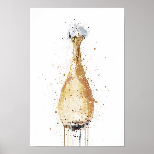 Christmas Gift Fragrance Bottle 'Gold' ポスター (正面)